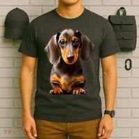 Cute Dachshund Dog Lover Animal Pet Trainer Best Gift T-Shirt thumb 6