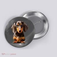 Cute Dachshund Dog Lover Animal Pet Trainer Best Gift Button thumb 0