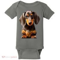 Cute Dachshund Dog Lover Animal Pet Trainer Best Gift Baby Bodysuit thumb 0