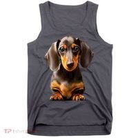 Cute Dachshund Dog Lover Animal Pet Trainer Best Gift Tank Top thumb 0