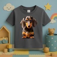 Cute Dachshund Dog Lover Animal Pet Trainer Best Gift Toddler T-Shirt thumb 3