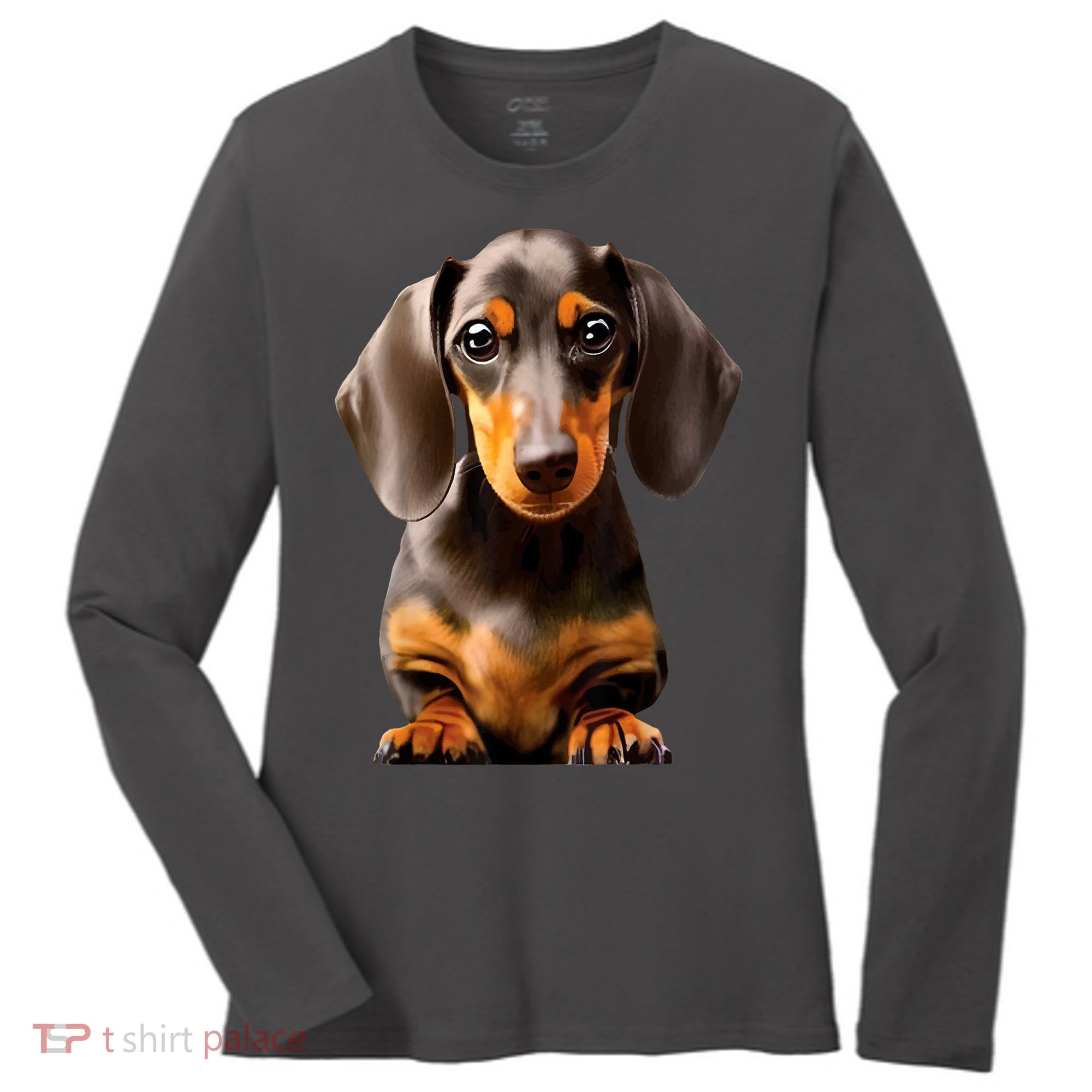 Cute Dachshund Dog Lover Animal Pet Trainer Best Gift Women's Long Sleeve Shirt