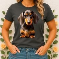 Cute Dachshund Dog Lover Animal Pet Trainer Best Gift Women's T-Shirt thumb 2