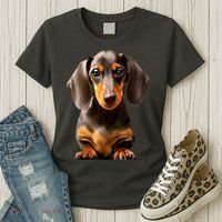 Cute Dachshund Dog Lover Animal Pet Trainer Best Gift Women's T-Shirt thumb 3