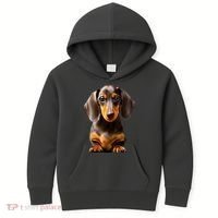 Cute Dachshund Dog Lover Animal Pet Trainer Best Gift Kids Hoodie thumb 0
