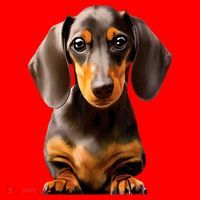 Cute Dachshund Dog Lover Animal Pet Trainer Best Gift Santa Hat thumb 1