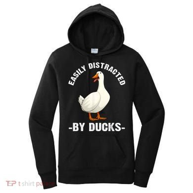 Cute Duck Design Aquatic Bird Duck Lovers Women's Hoodie