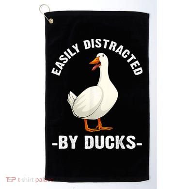 Cute Duck Design Aquatic Bird Duck Lovers Golf Towel