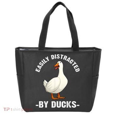 Cute Duck Design Aquatic Bird Duck Lovers Tote Bag