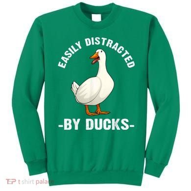 Cute Duck Design Aquatic Bird Duck Lovers Sweatshirt