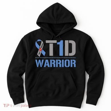 Cure Diabetic Design Funny Type 1 Diabetes Awareness Gift Hoodie
