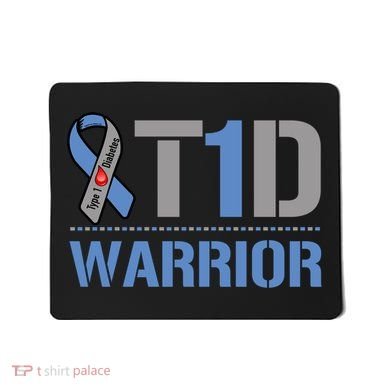 Cure Diabetic Design Funny Type 1 Diabetes Awareness Gift Mousepad
