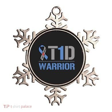 Cure Diabetic Design Funny Type 1 Diabetes Awareness Gift Ornament