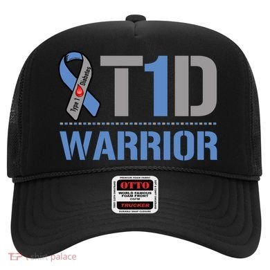 Cure Diabetic Design Funny Type 1 Diabetes Awareness Gift Hat