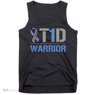 Cure Diabetic Design Funny Type 1 Diabetes Awareness Gift Tank Top