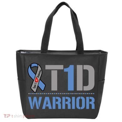 Cure Diabetic Design Funny Type 1 Diabetes Awareness Gift Tote Bag