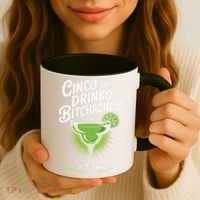 Cinco De Drinko Bitchachos Funny Cinco De Mayo Drinking Gift Coffee Mug thumb 3