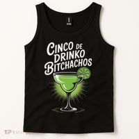 Cinco De Drinko Bitchachos Funny Cinco De Mayo Drinking Gift Tank Top thumb 2