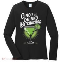 Cinco De Drinko Bitchachos Funny Cinco De Mayo Drinking Gift Women's Long Sleeve Shirt thumb 0