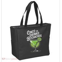 Cinco De Drinko Bitchachos Funny Cinco De Mayo Drinking Gift Tote Bag thumb 2