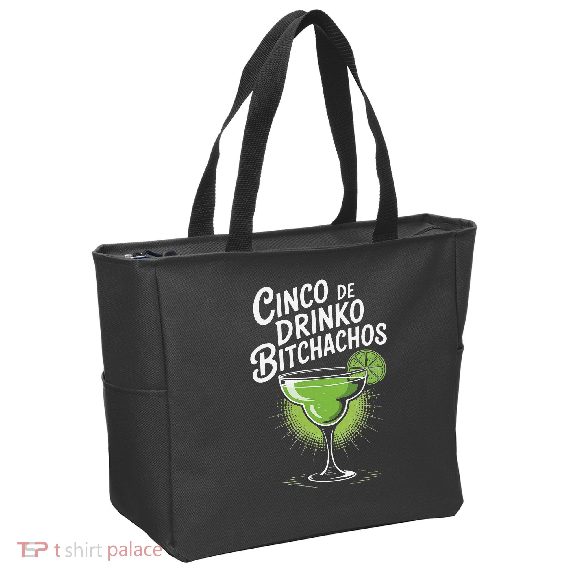 Cinco De Drinko Bitchachos Funny Cinco De Mayo Drinking Gift Tote Bag