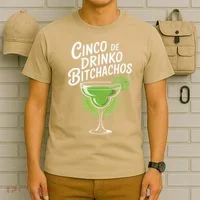 Cinco De Drinko Bitchachos Funny Cinco De Mayo Drinking Gift T-Shirt thumb 6
