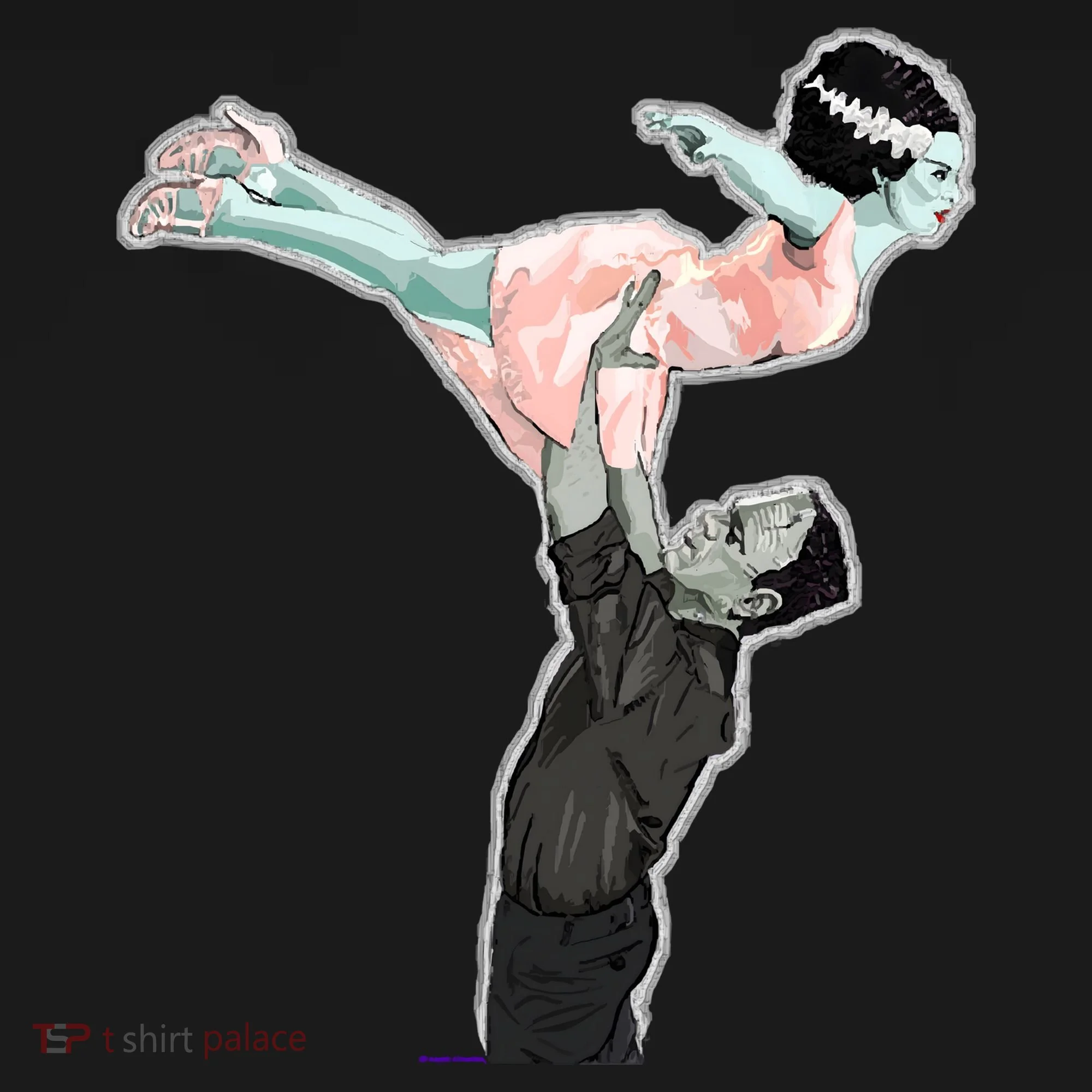 Creepy Dirty Dancing Frankenstein Doggie Tank