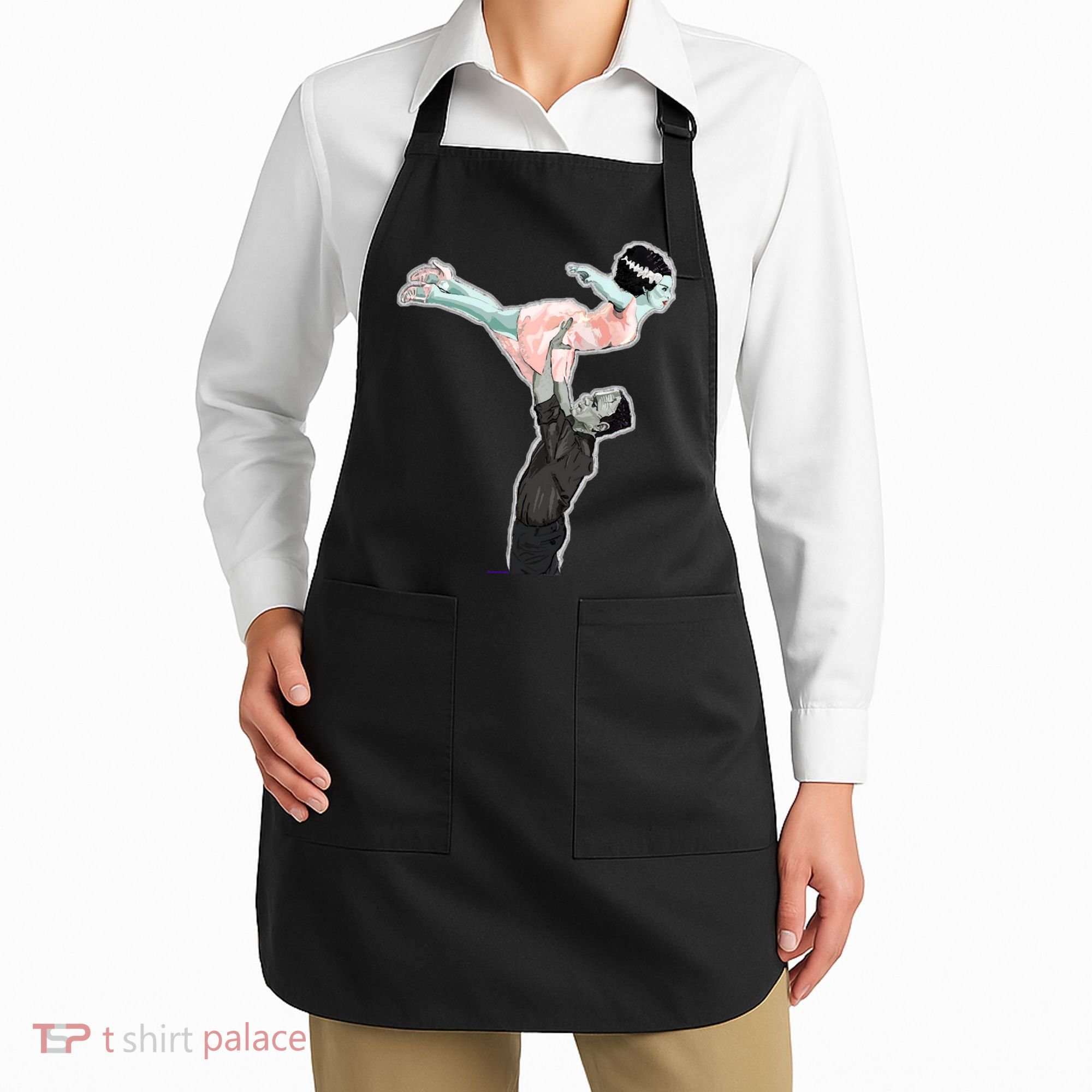 Creepy Dirty Dancing Frankenstein Apron