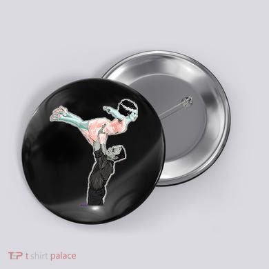 Creepy Dirty Dancing Frankenstein Button