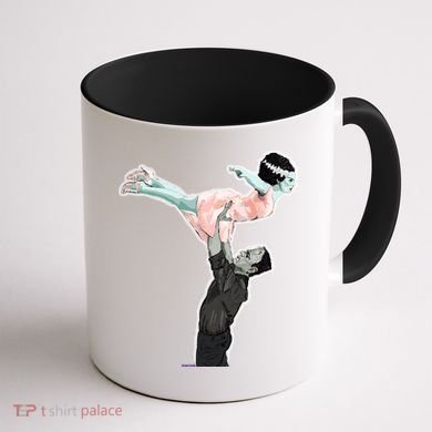 Creepy Dirty Dancing Frankenstein Coffee Mug back
