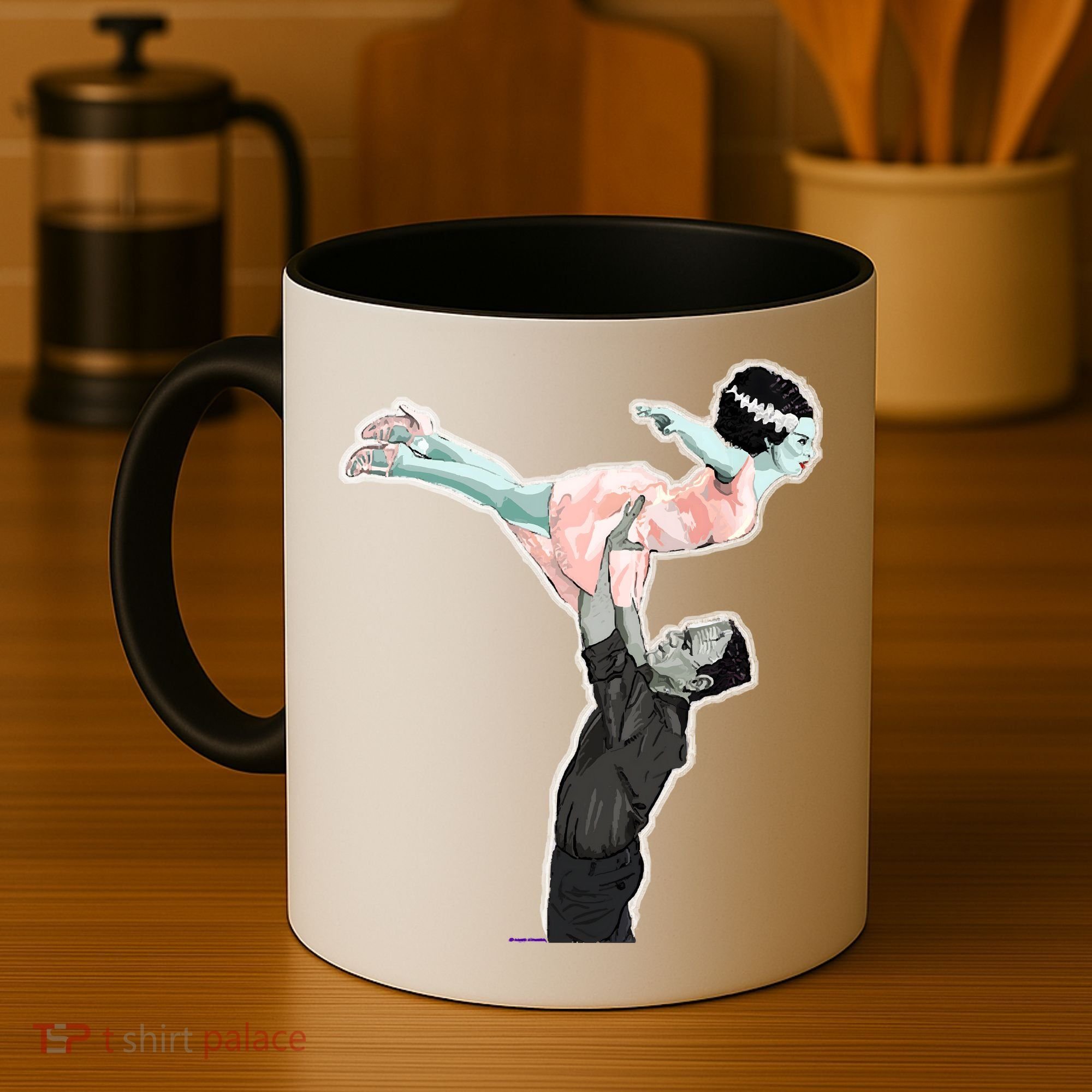 Creepy Dirty Dancing Frankenstein Coffee Mug