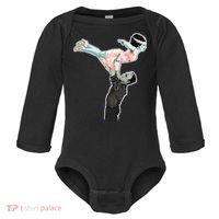 Creepy Dirty Dancing Frankenstein Baby Long Sleeve Bodysuit thumb 0