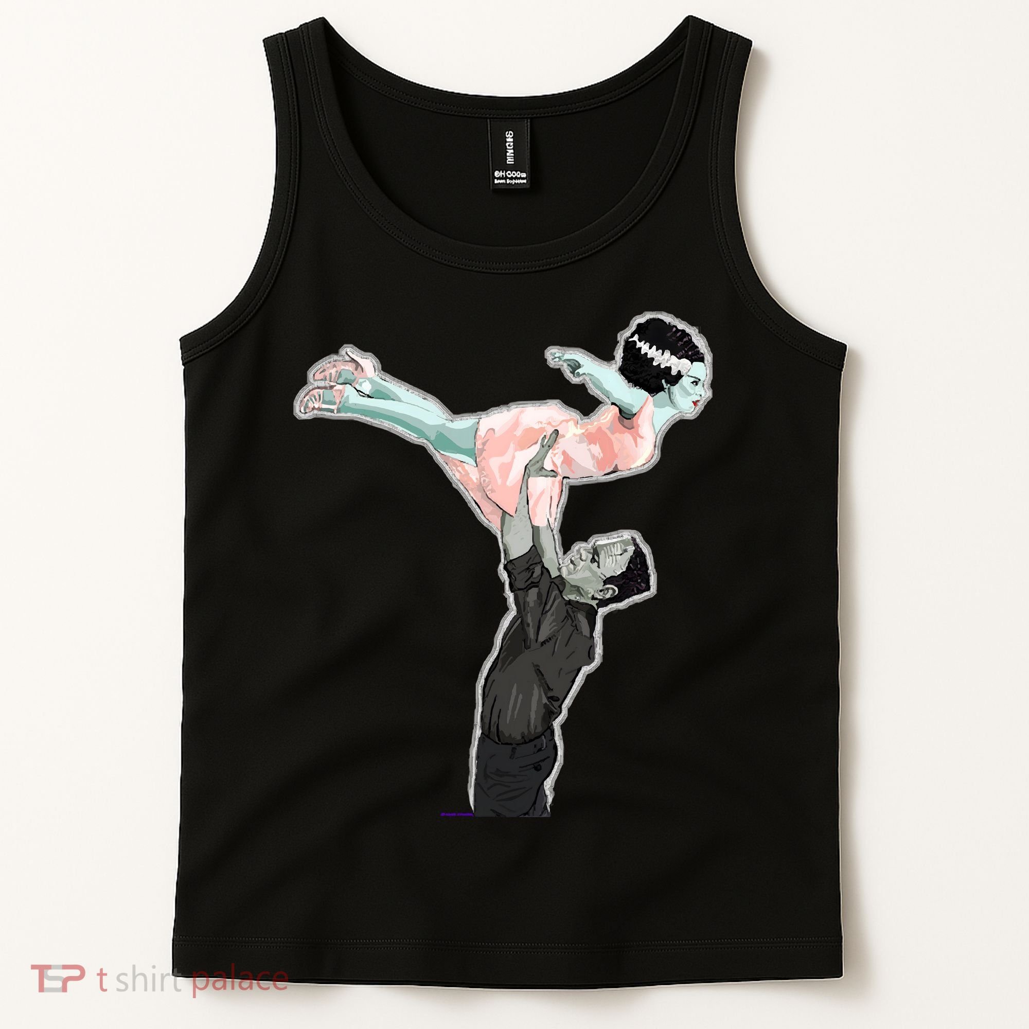 Creepy Dirty Dancing Frankenstein Tank Top