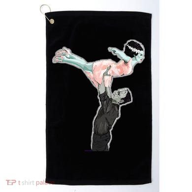 Creepy Dirty Dancing Frankenstein Golf Towel