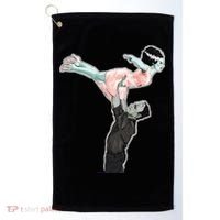 Creepy Dirty Dancing Frankenstein Golf Towel thumb 0