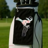 Creepy Dirty Dancing Frankenstein Golf Towel thumb 2