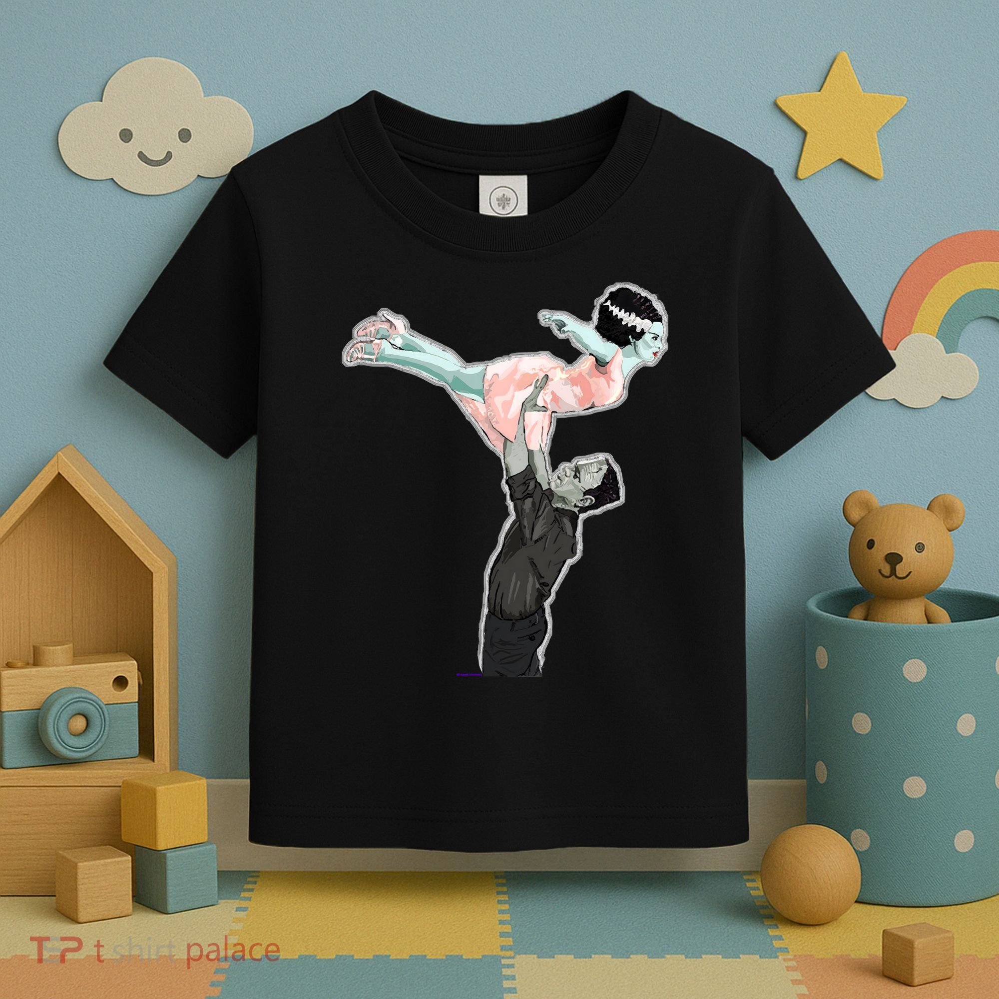 Creepy Dirty Dancing Frankenstein Toddler T-Shirt