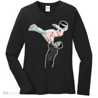 Creepy Dirty Dancing Frankenstein Women's Long Sleeve Shirt thumb 0