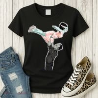 Creepy Dirty Dancing Frankenstein Women's T-Shirt thumb 3