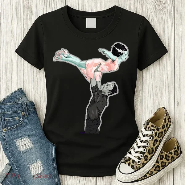 Creepy Dirty Dancing Frankenstein Women's T-Shirt