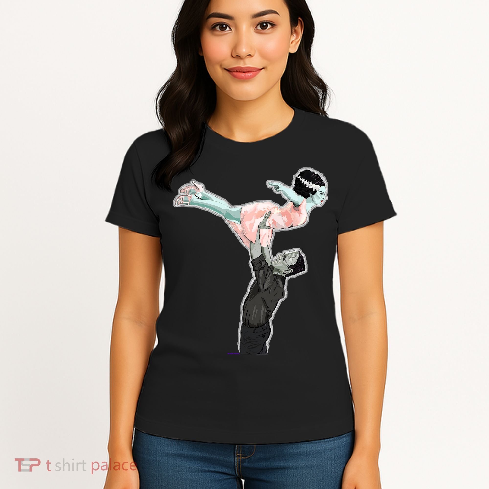 Creepy Dirty Dancing Frankenstein Women's T-Shirt