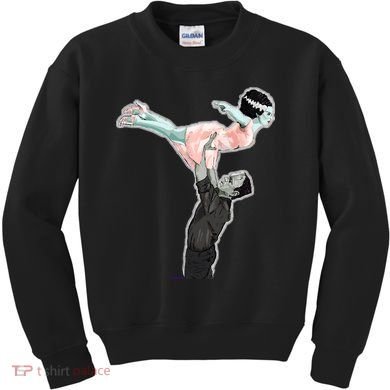 Creepy Dirty Dancing Frankenstein Kids Sweatshirt