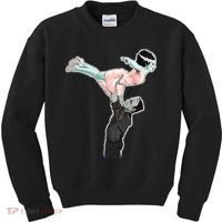 Creepy Dirty Dancing Frankenstein Kids Sweatshirt thumb 0