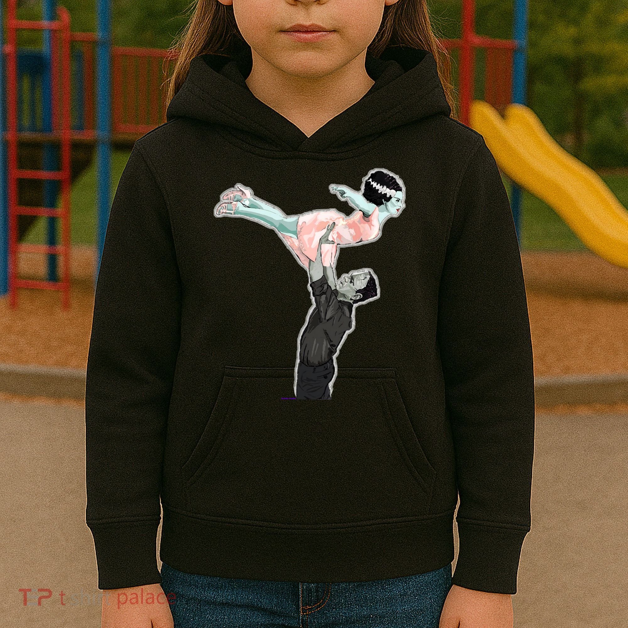 Creepy Dirty Dancing Frankenstein Kids Hoodie