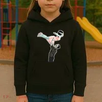 Creepy Dirty Dancing Frankenstein Kids Hoodie thumb 3