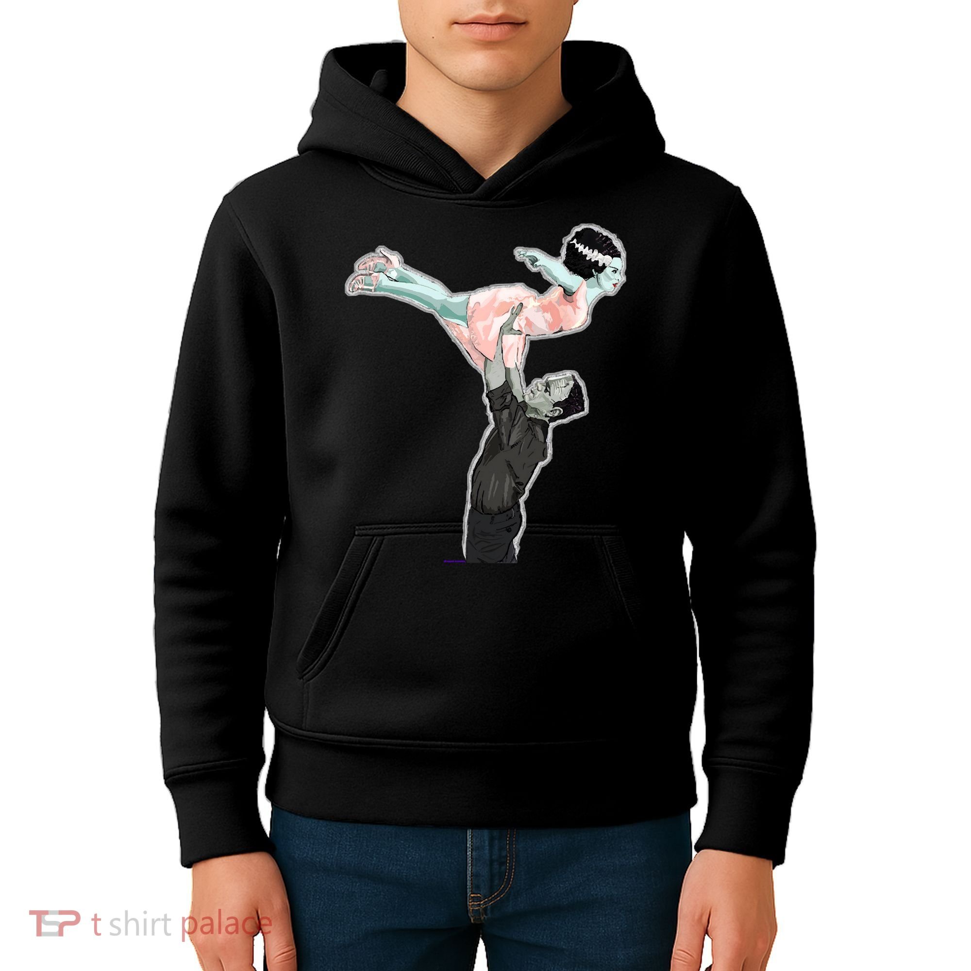 Creepy Dirty Dancing Frankenstein Kids Hoodie
