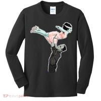 Creepy Dirty Dancing Frankenstein Kids Long Sleeve Shirt thumb 0