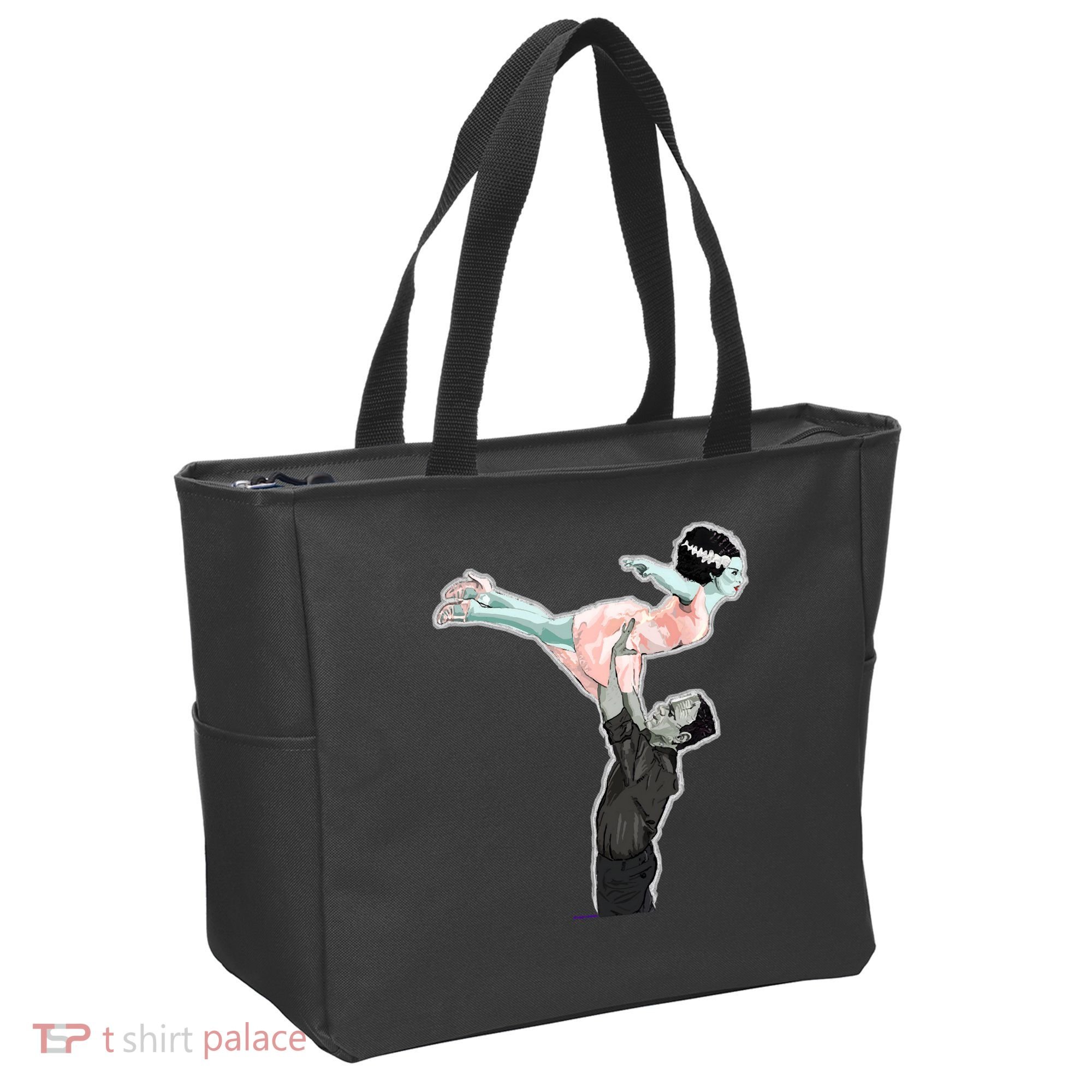 Creepy Dirty Dancing Frankenstein Tote Bag