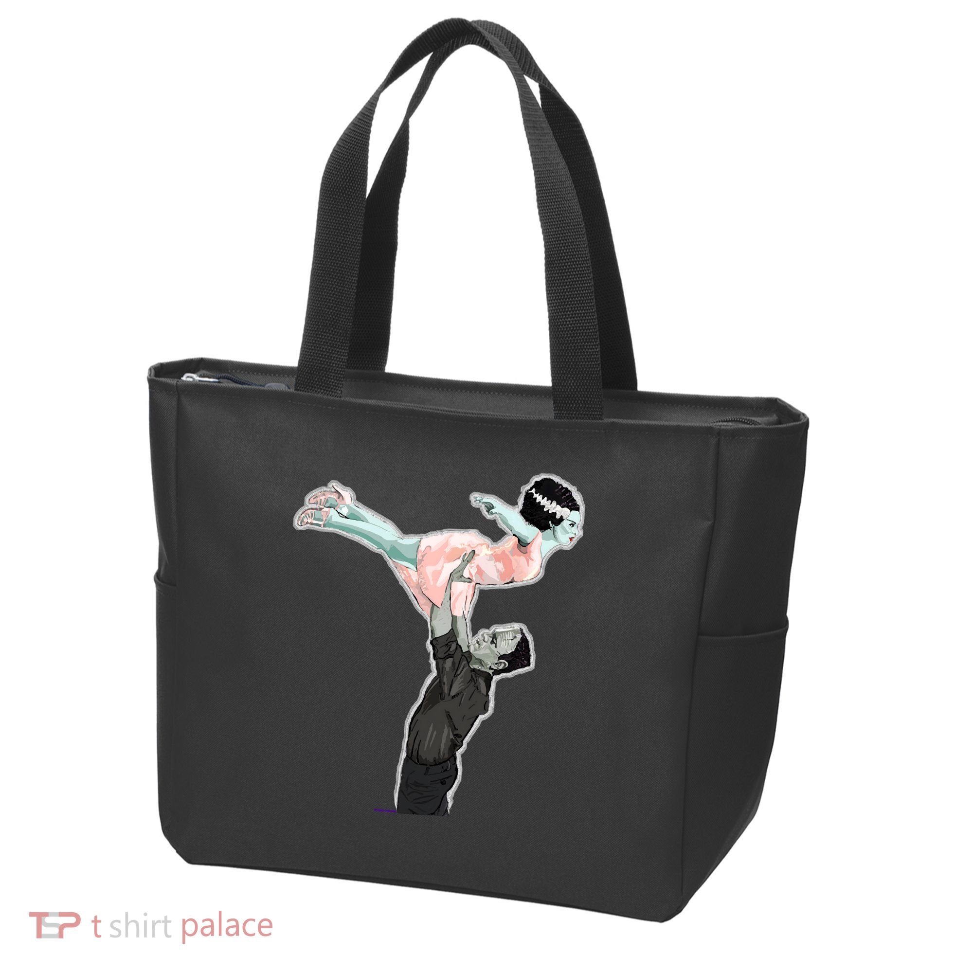 Creepy Dirty Dancing Frankenstein Tote Bag