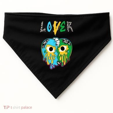 Chunky Dunky Dunks Loser Lover Heart Crying Chunky Dunky USA-Made Doggie Bandana